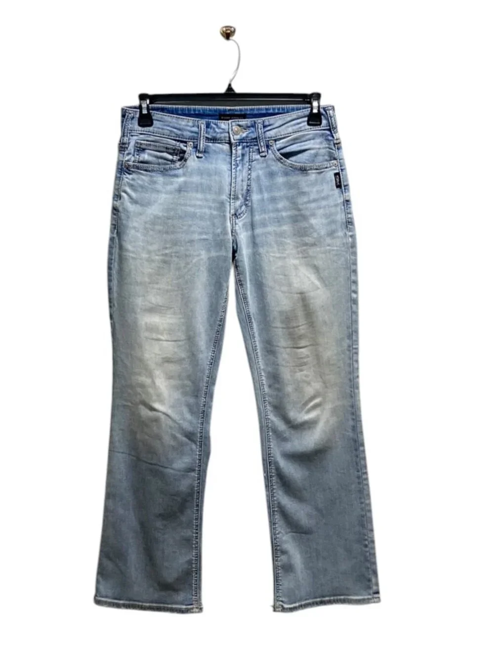 Silver Jeans The Zac Bootcut Jeans Blue Size 30 x 30 Minimalist Classic Casual